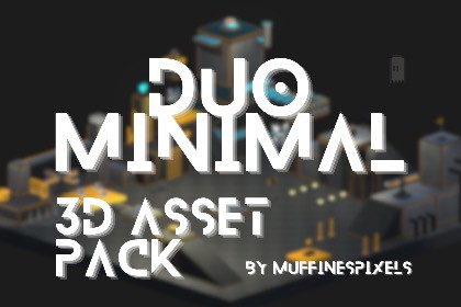 Duo Minimal 3D Platformer Asset Pack