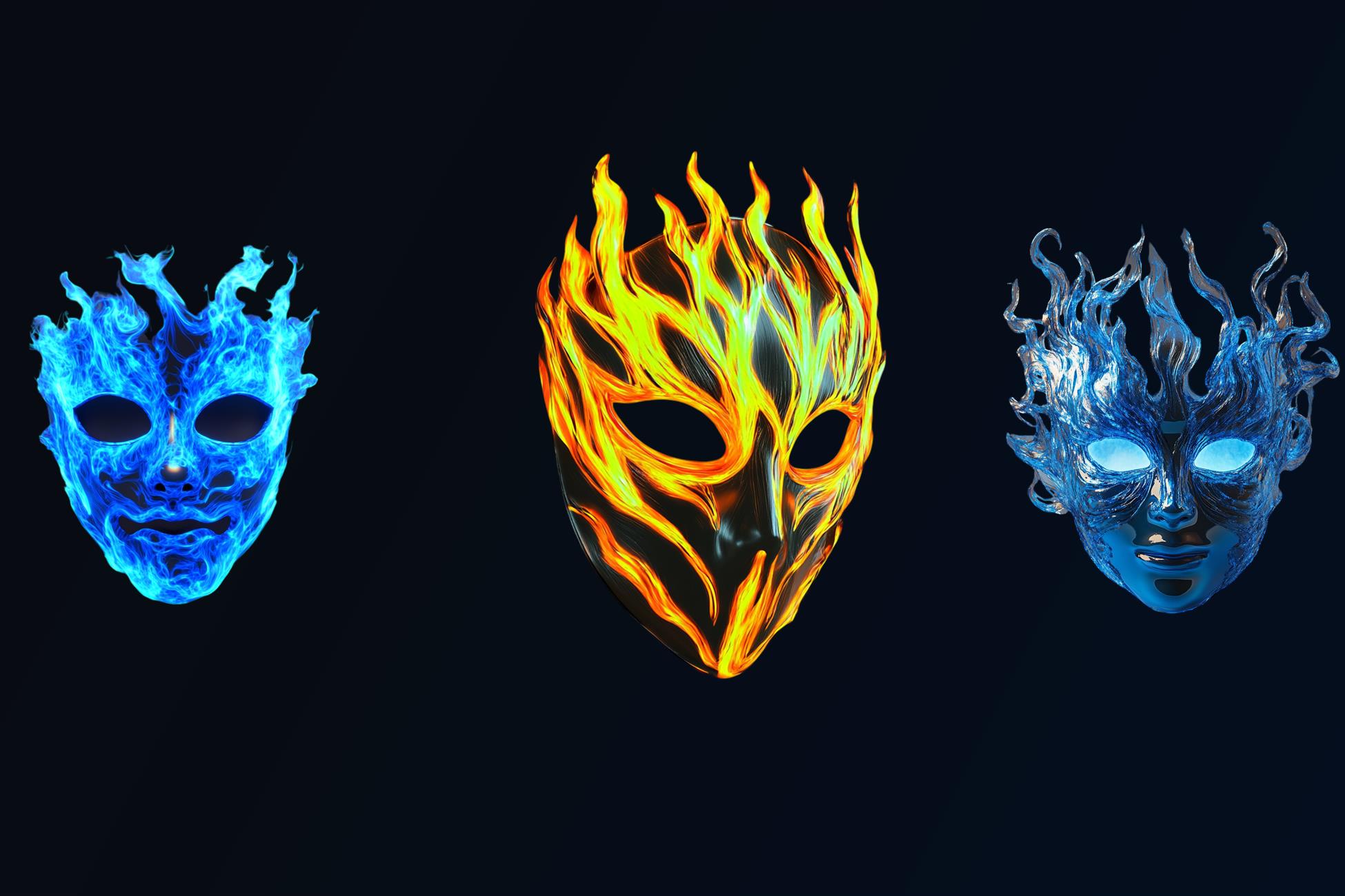 NHC - Fire Masks | 2D Icons | Unity Asset Store