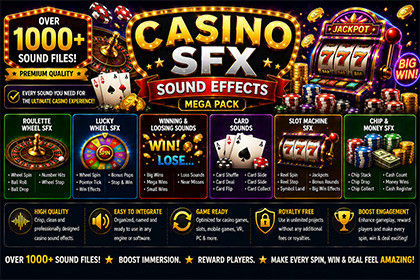 Casino SFX – Sound Effects for Casino & Slot Games
