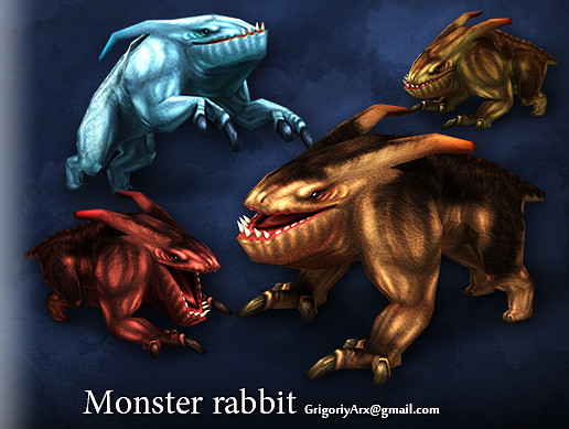 Monste Rabbit Monster Rabbit | 3D Creatures | Unity Asset Store