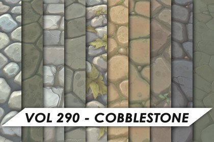 Stylized Textures - Vol 290 - Cobblestone