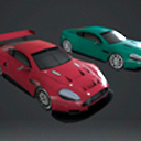 Lowpoly Sports Car - 2 in 1