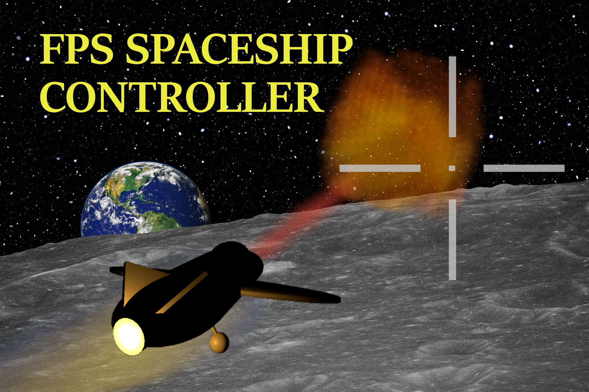 Nasa Rover Game Controller FPS Spaceship Controller by Maloke Games