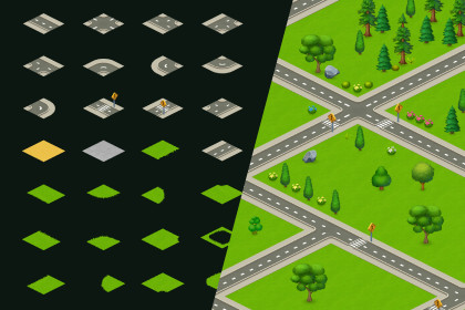 Isometric Environment Tiles Pack