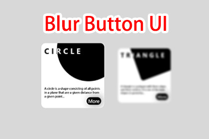 Blur Button UI By maything