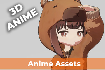 Cute Chibi Anime Girl Capybara Costume