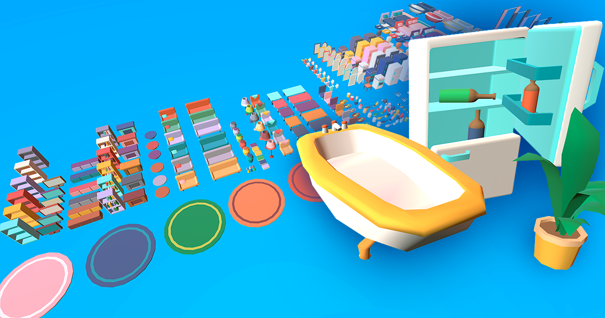 375 Furniture Pieces | 3D Furniture | Unity Asset Store