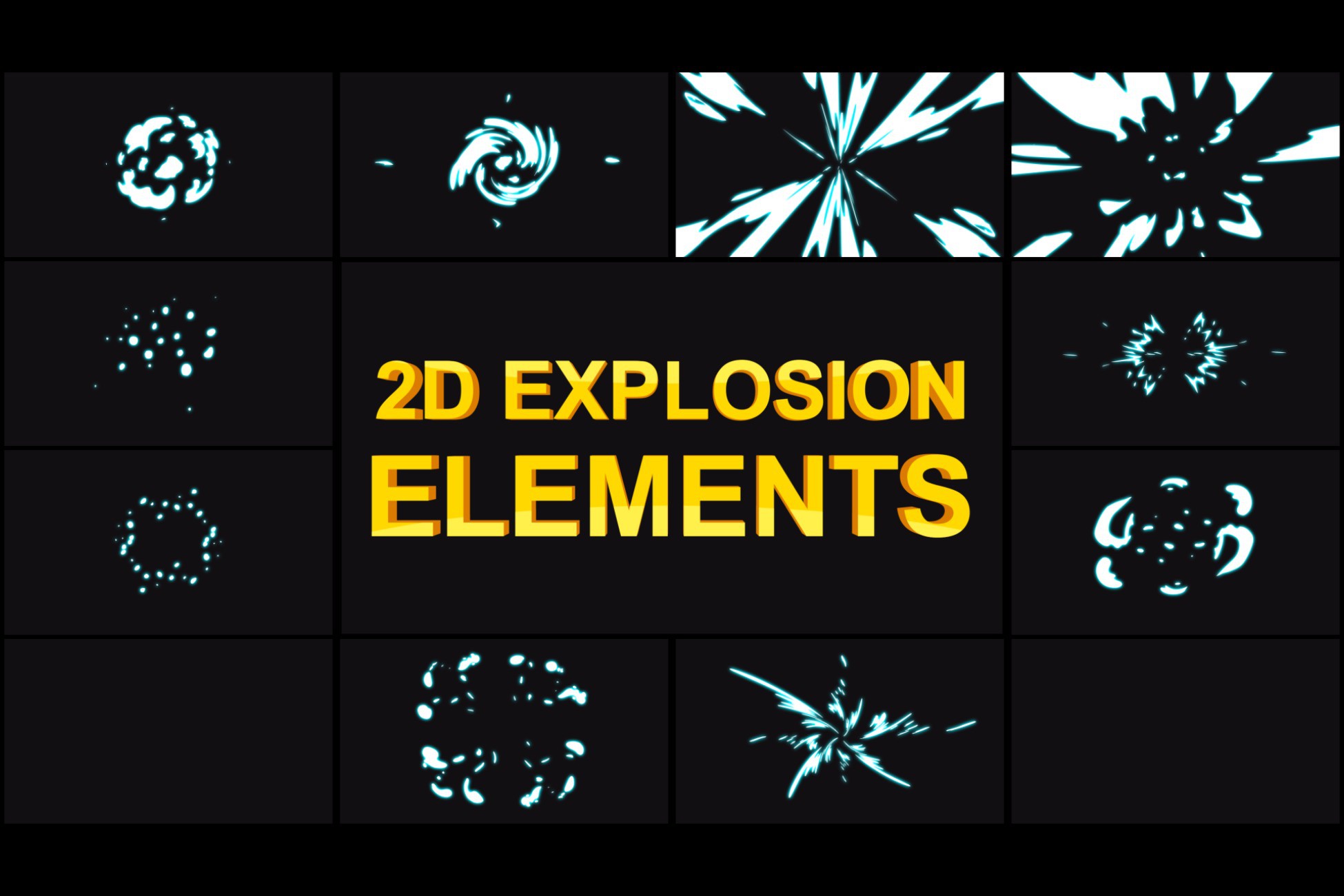 2D Explosion Elements | VFX | Unity Asset Store