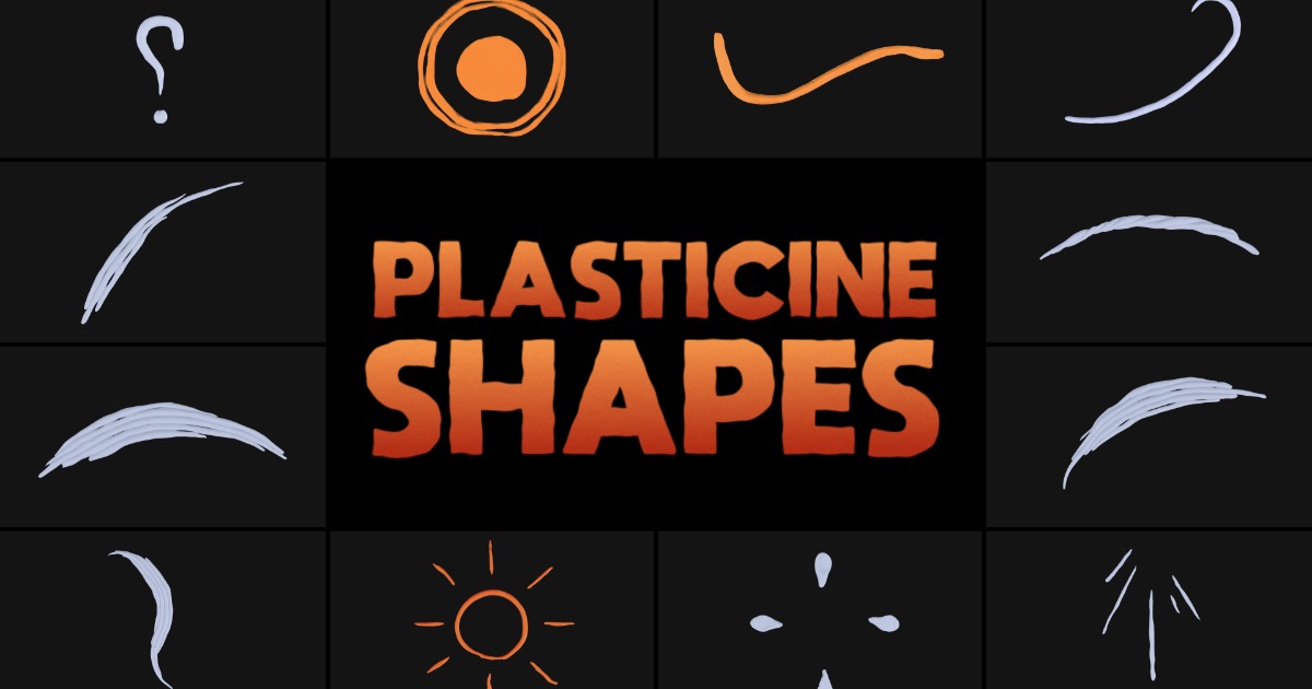 Plasticine Shapes (04.01.23) | 2D Textures & Materials | Unity Asset Store