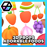 3D Props - Adorable Foods