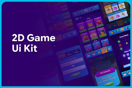 2D Mobile Game UI Kit