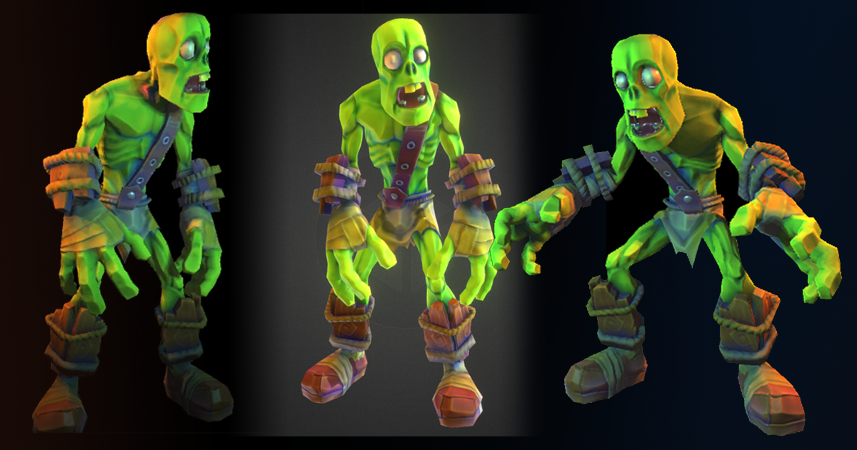 Cartoon Style Zombie Character | 3D Characters | Unity Asset Store