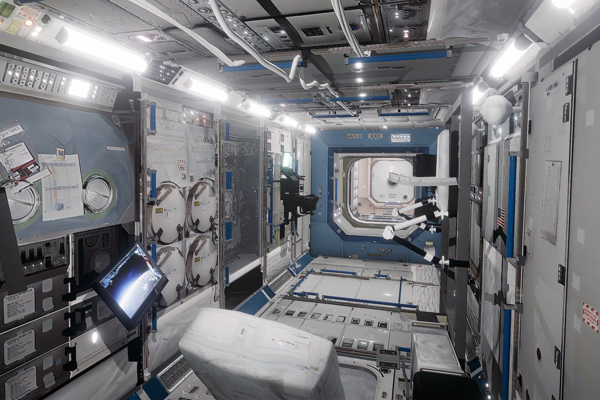 Iss Space Station Interior Pictures