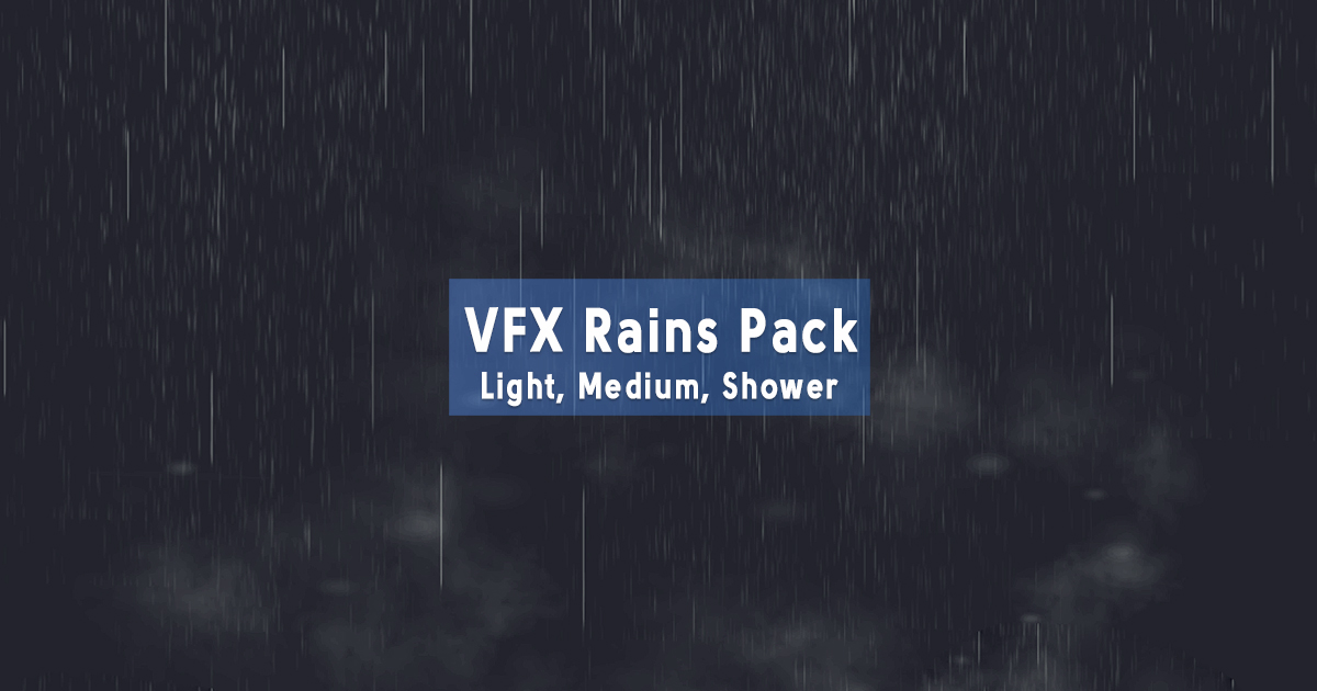 Rain Texture Unity VFX Rains Pack | Environment | Unity Asset Store