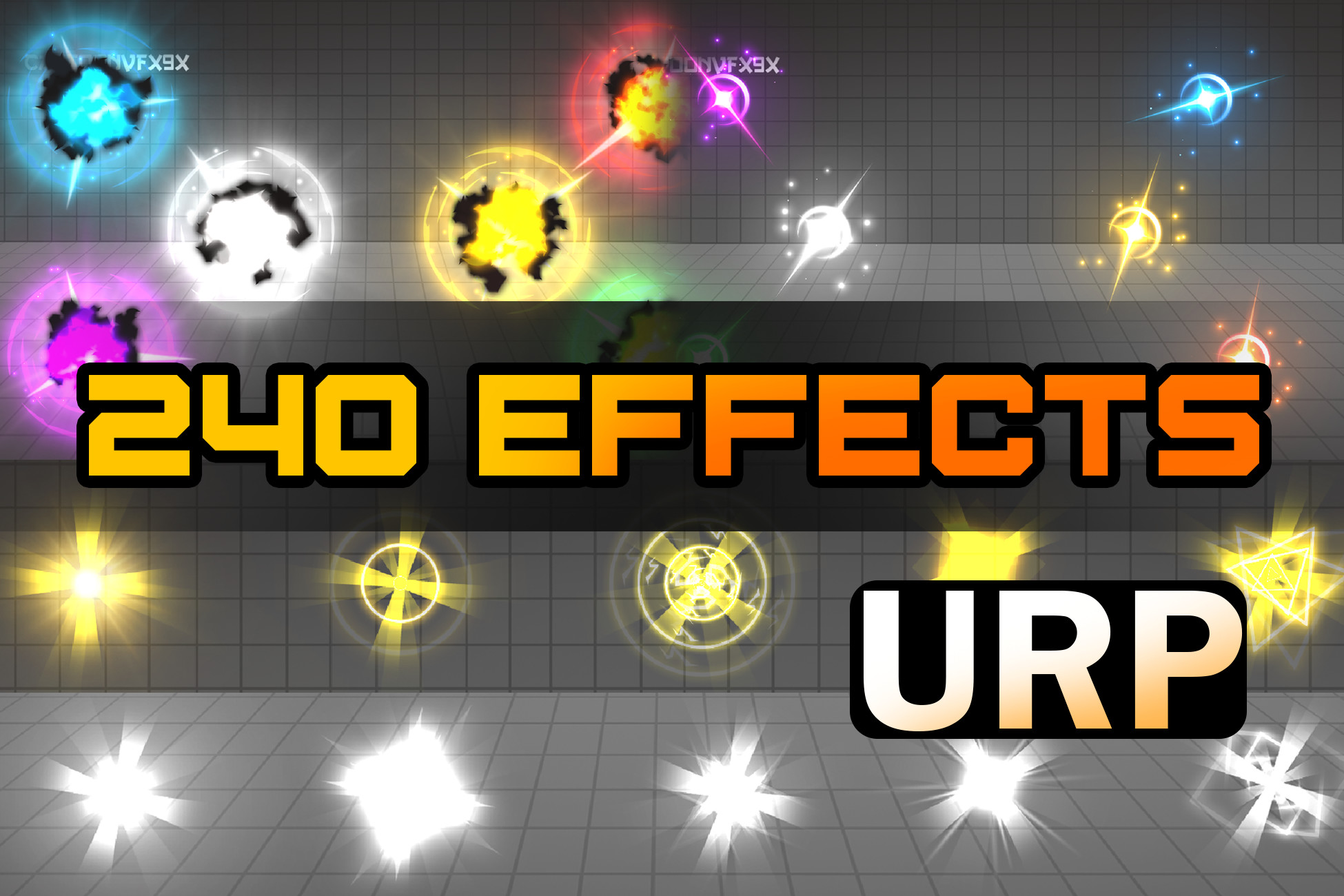 Unity Effects Package Effect Collection Megapack 9 - URP | Fire & Explosions | Unity Asset Store