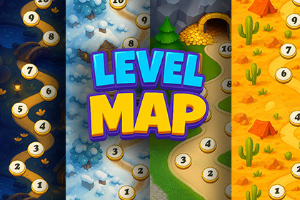 Fantasy Backgrounds-Level maps
