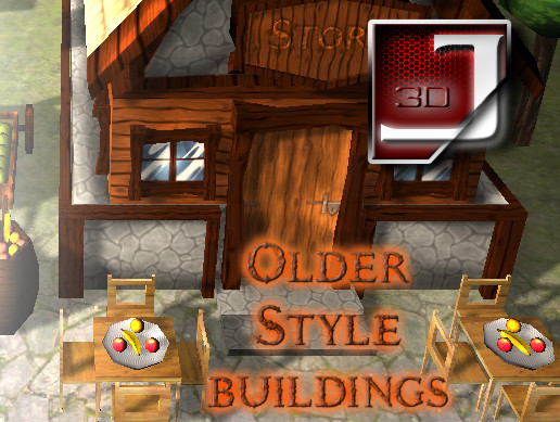Old Style Building Set | 3D Historic | Unity Asset Store