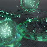 Realistic ARPG Life Crystal Spells VFX
