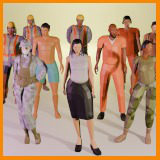 Low poly Characters - Modern theme