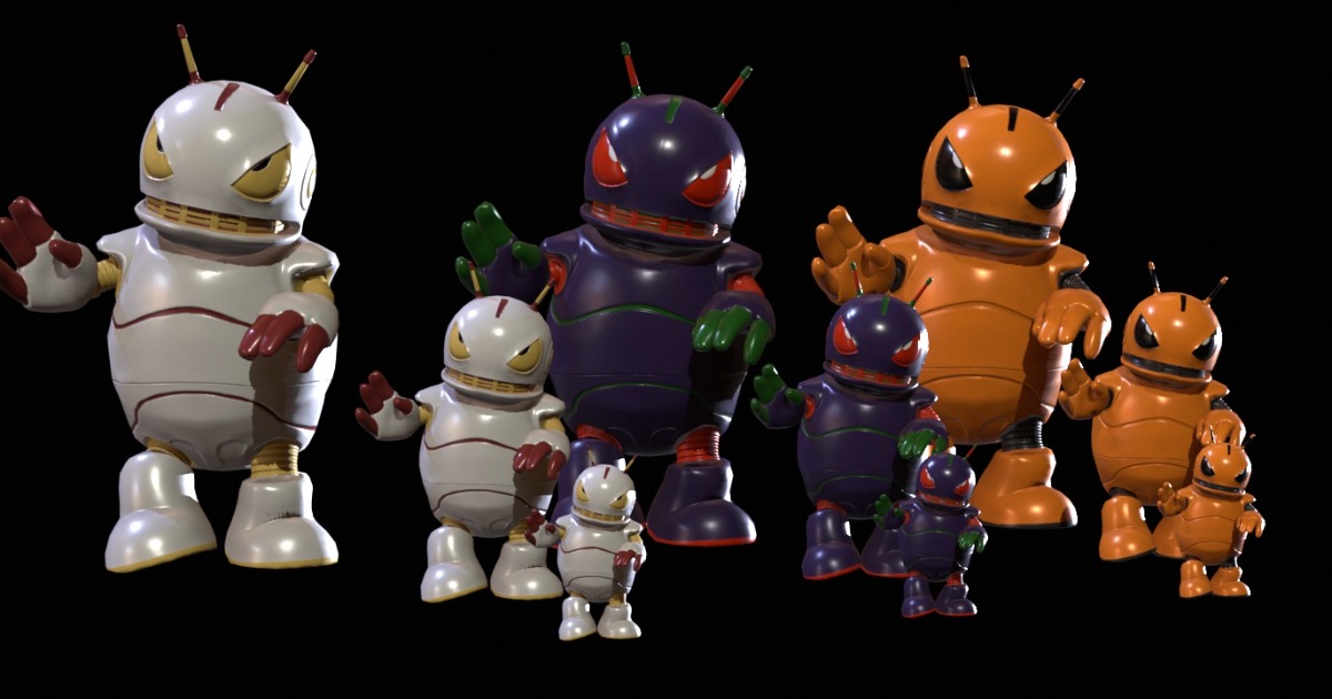 Minirobotic3Pack3 | Characters | Unity Asset Store