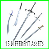 Weapons Series - Swords 1 - Mini Pack