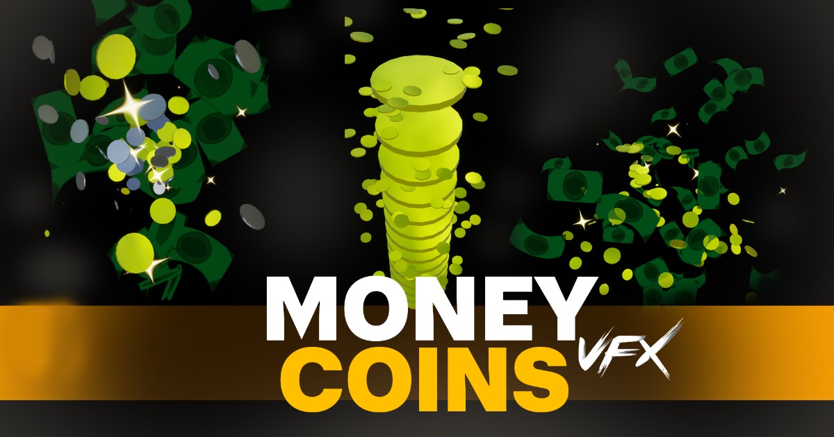 Material Coin Unity Money and Coins VFX | 2D Textures & Materials | Unity Asset Store