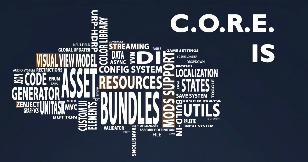 C O R E Game Developer S Toolkit Game Toolkits Unity Asset Store