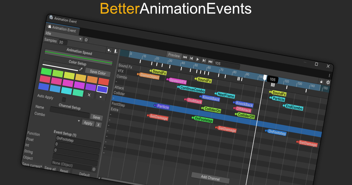 Multifunction Annimation Better Animation Events | Animation Tools | Unity Asset Store