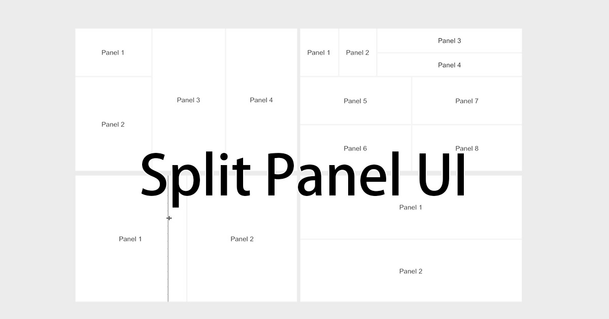 Sp Unity Rear Panel Split Panel UI By maything | 2D GUI | Unity Asset Store