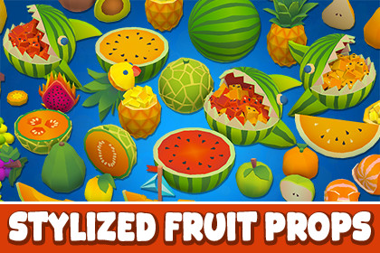 Stylized Fruit Props