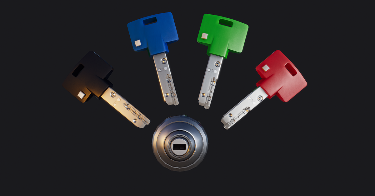 Key and Lock | 3D Furniture | Unity Asset Store