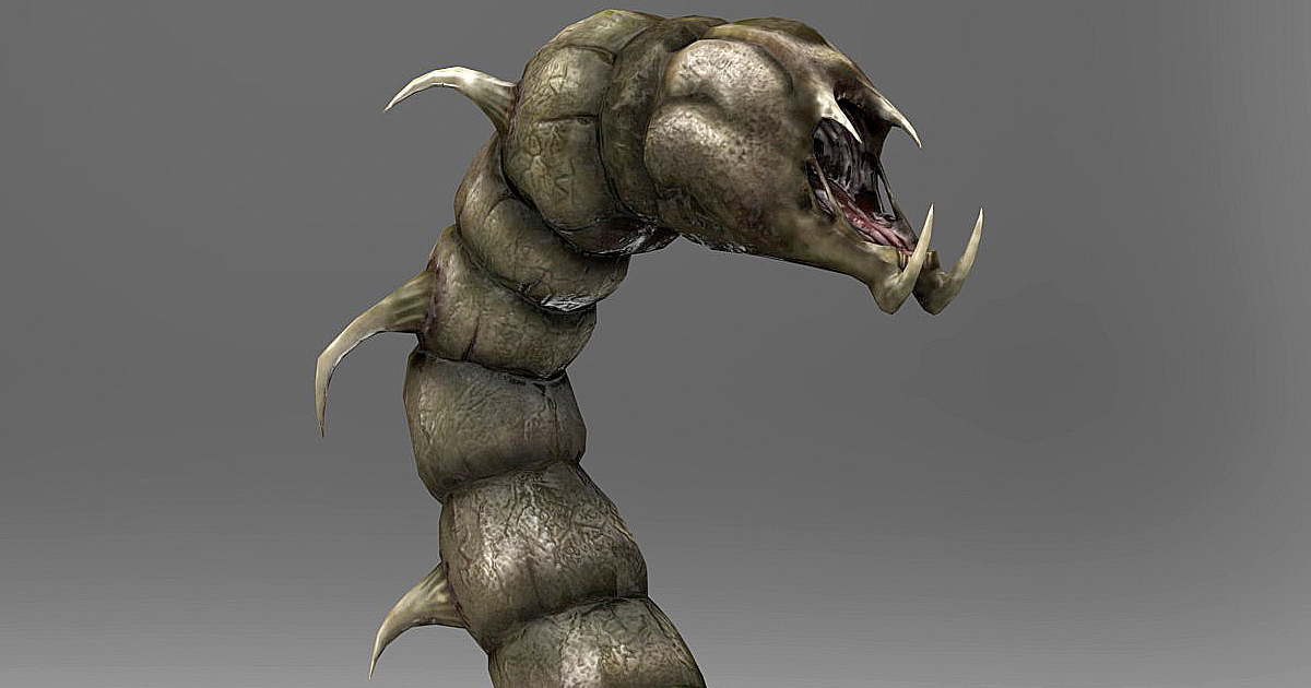 NPC Middle Worm | 3D Creatures | Unity Asset Store