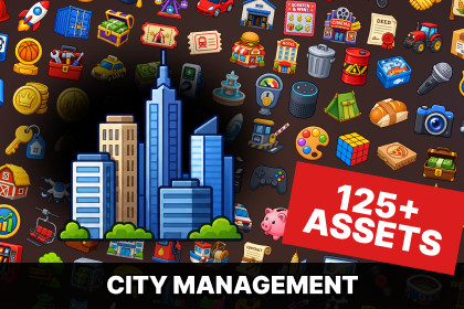 City Building Business Services Transport Economy Icons Pack