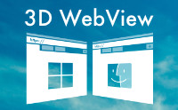 3D WebView for Windows and macOS (Web Browser)