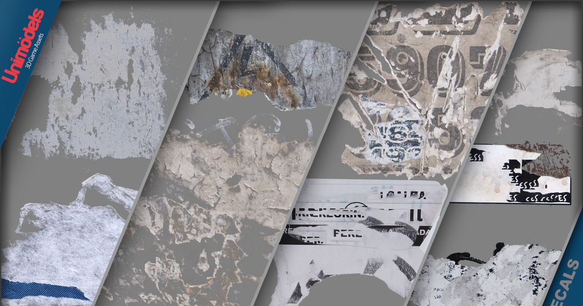 Paper Assets Decals torn paper Vol. 1 | 2D Textures & Materials | Unity Asset Store