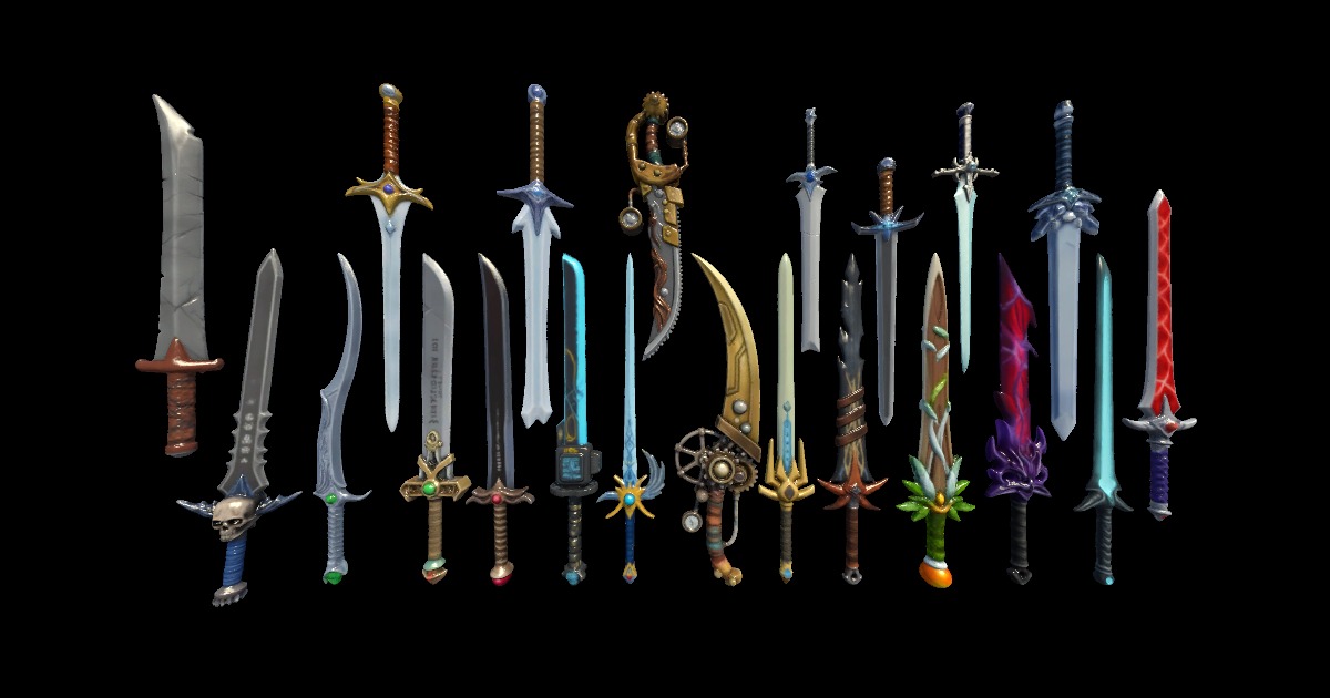 Stylized Sword - PBR Textures | 3D Weapons | Unity Asset Store