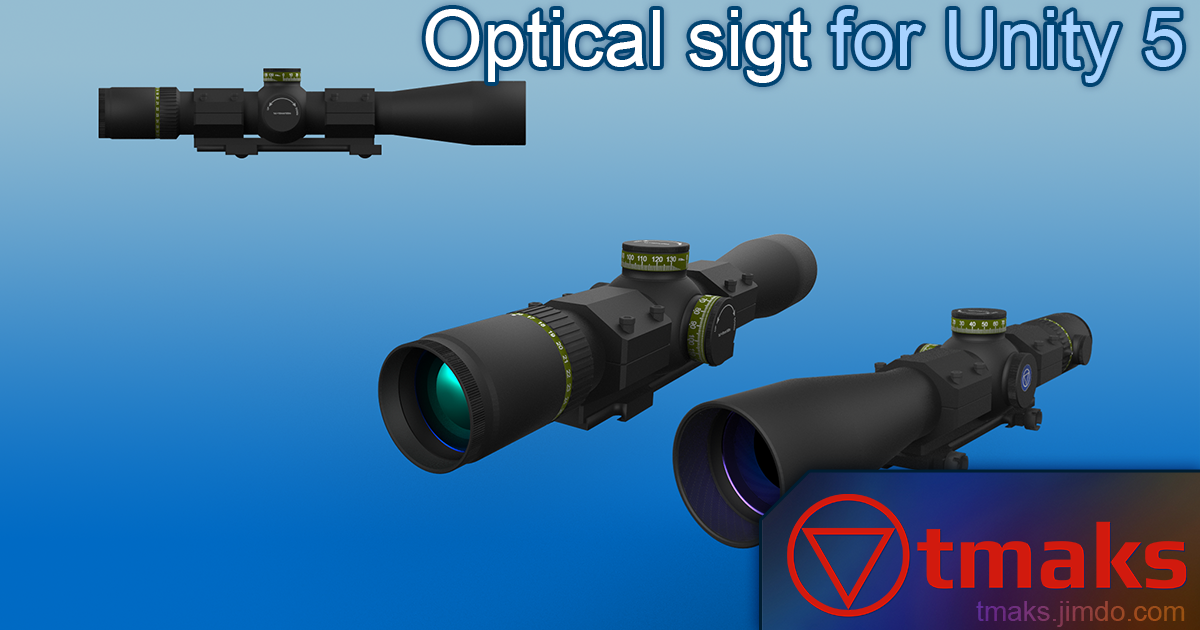 Spio Unity Optical Sight Sniper | 3D | Unity Asset Store