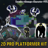 2D Platformer Pro Kit - Complete Bundle (Characters, Enemies, Tilemaps)