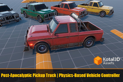 Post-Apocalyptic Pickup Truck | Physics-Based Vehicle Controller