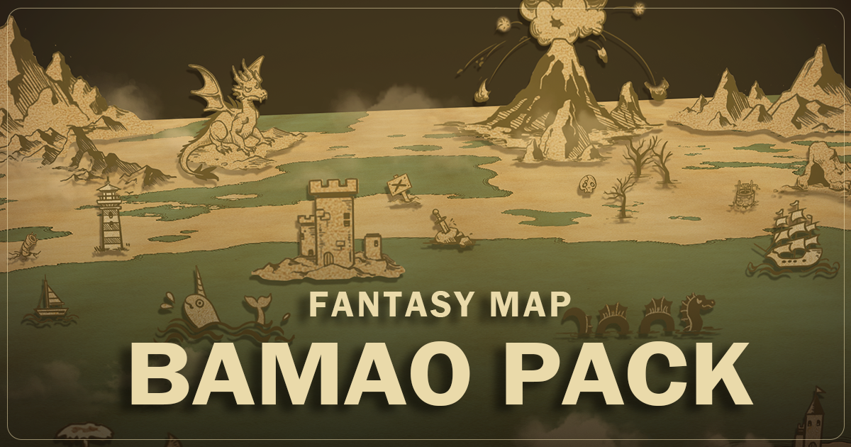 Bamao Pack : Fantasy Map | GUI Tools | Unity Asset Store