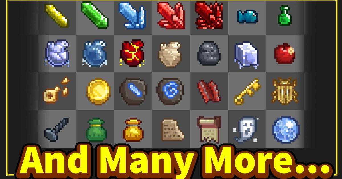 Pixel Art Items and Icons | 2D Icons | Unity Asset Store