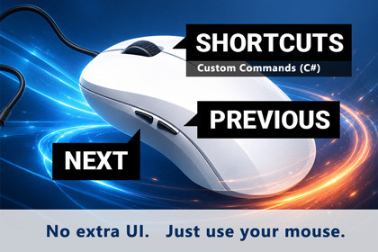 Mouse Button Shortcuts 2 - Selection History
