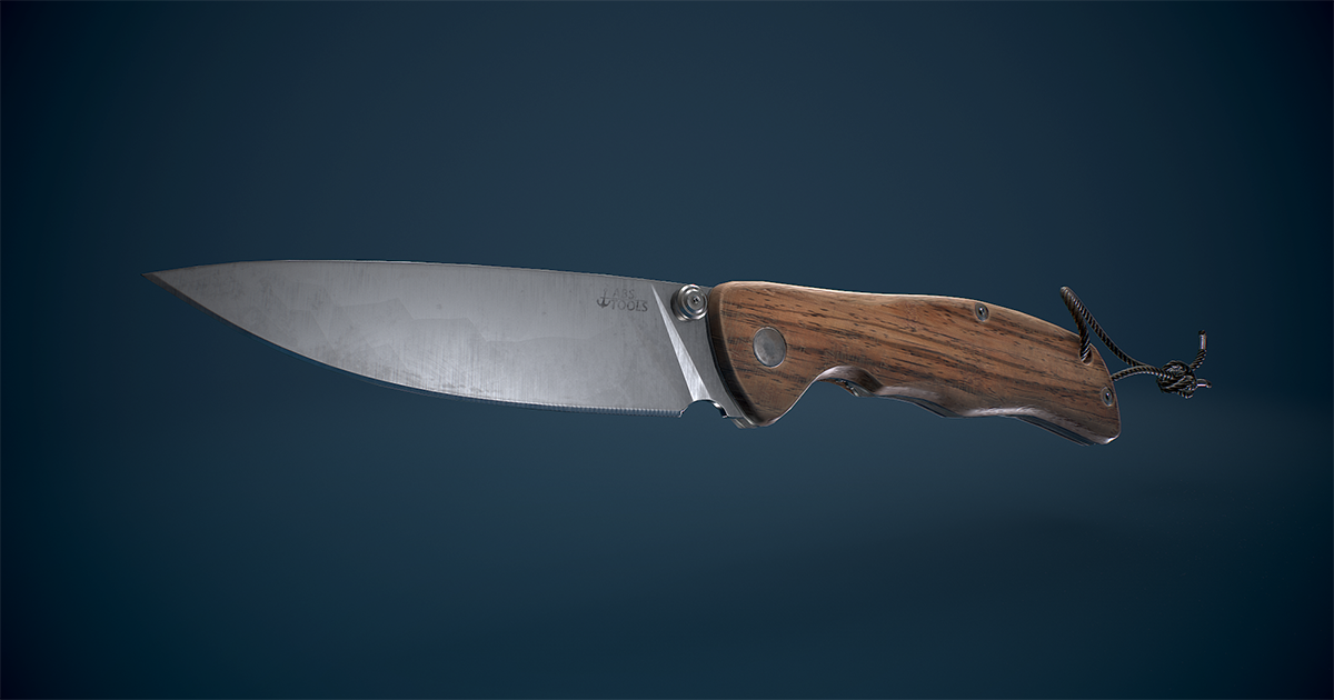HQ Tools Pocket Knife 3D Unity Asset Store
