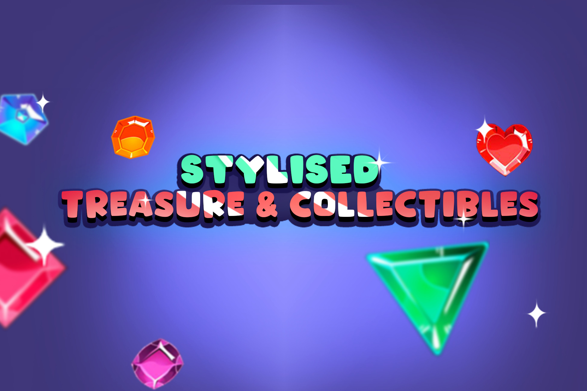 Stylized Treasures & Collectibles 3D Props Unity Asset Store