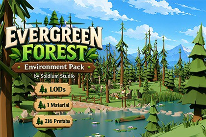 Evergreen Forest - Environment Pack by Soldium