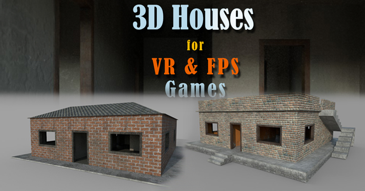 3D Houses Pack | 3D Interior | Unity Asset Store