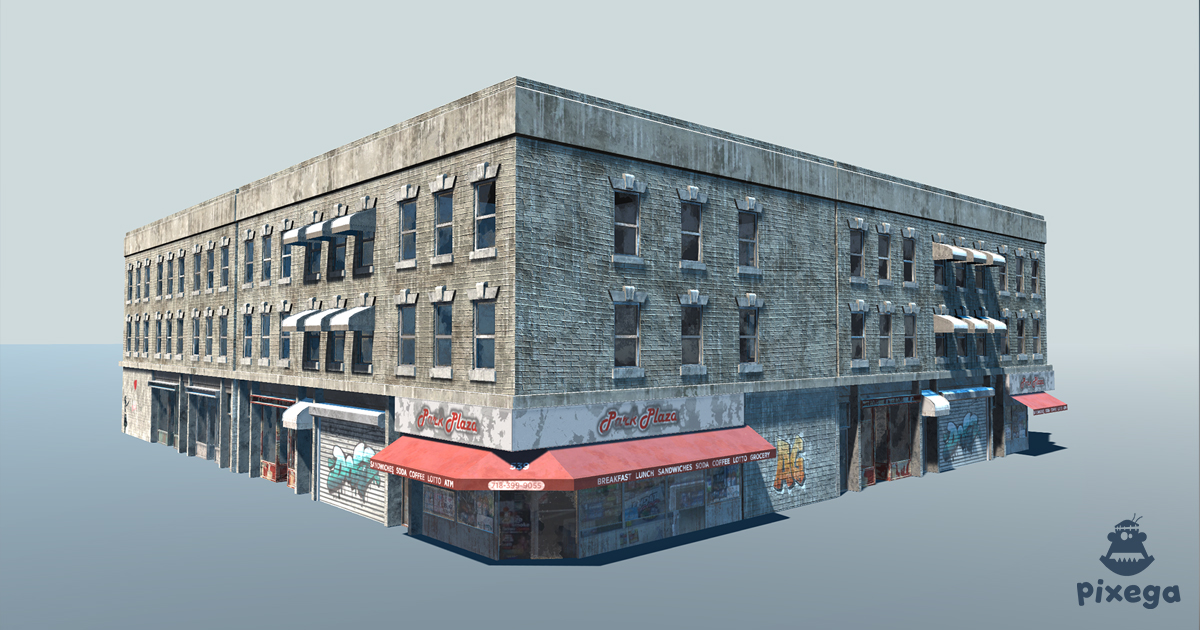 Abandoned Building Vol. 2 | 3D | Unity Asset Store