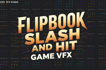 Game VFX - Flipbook Slash and Hit