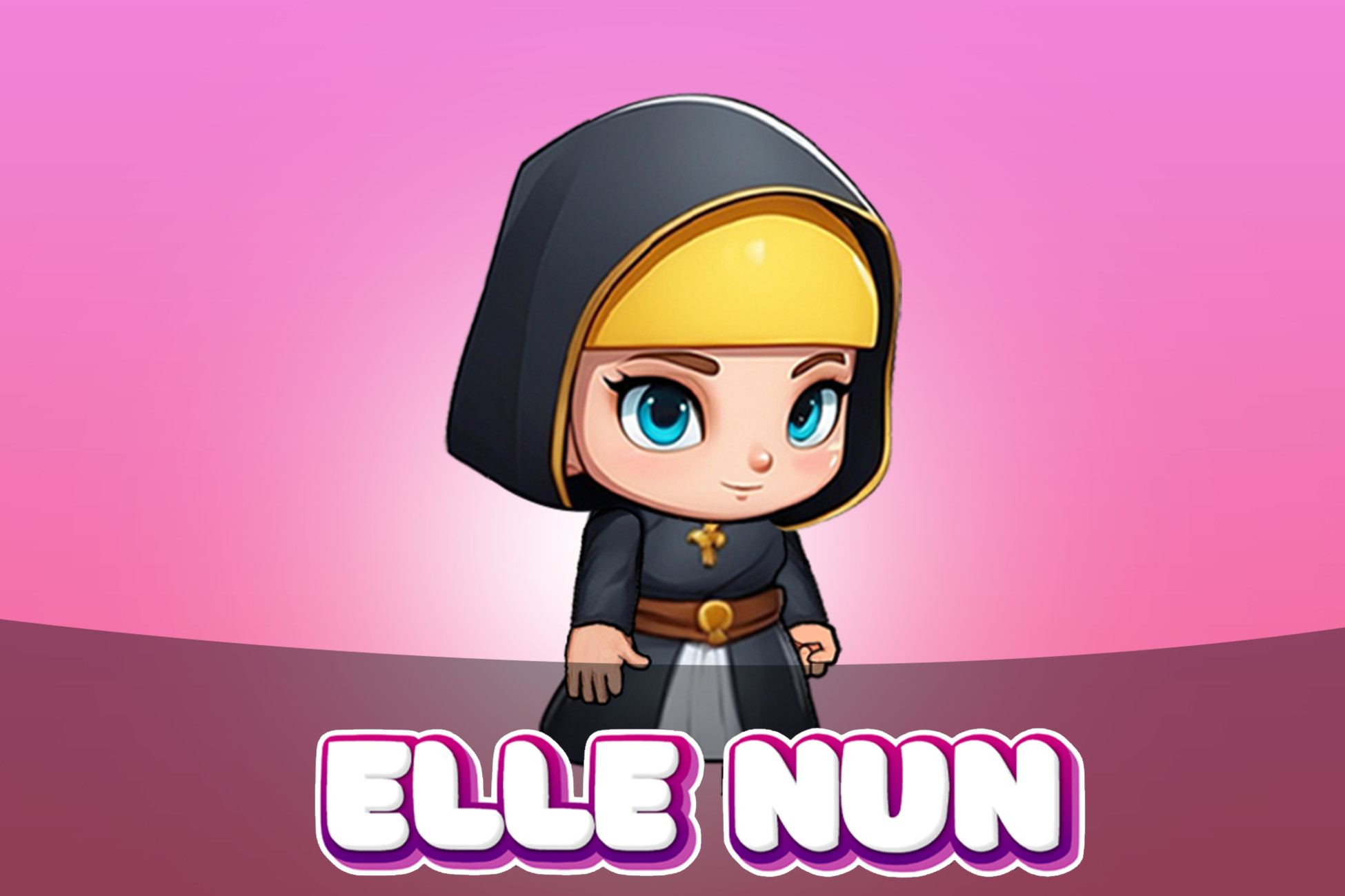Elle Nun 2d Animated Character (Spriter) | 2D Characters | Unity Asset ...