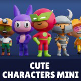 Cute Characters Mini - Low Poly Animated Pack